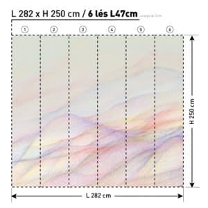 BLUR TXFG22178 L282xH250 TEX papier peint dekozy.fr