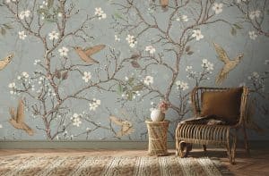 Le papier peint panoramique « COLIBRIS » met à l’honneur le plus petit oiseau du monde, le colibri, appelé aussi oiseau mouche. Ses battements d’ailes sont si rapides qu’ils sont difficilement visibles à l’œil nu.