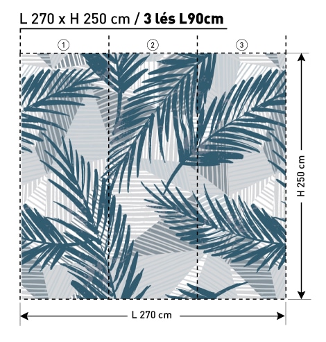 JU2008 1 PALM TENDANCE A MxDEKOZY L270 x H250