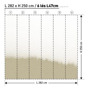 Landoni Fire Forest Beige TXWF19642 L282xH250 TEX papier peint dekozy.fr