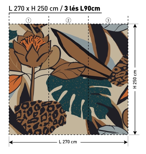 NA2104 2 PRINTUS A MxDEKOZY L270 x H250 papier peint DEKOZY.FR