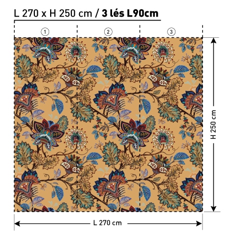 NA2221 1 MANDIL A MxDEKOZY L270 x H250 papier peint DEKOZY.FR