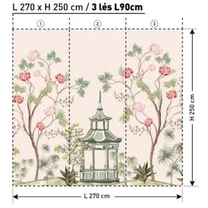 PA2002 1 CHINESE A MxDEKOZY L270 x H250 papier peint DEKOZY.FR