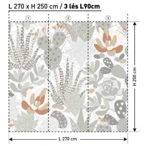 SUCCULENTE ST0413 LGD01xDEKOZY L270xH250