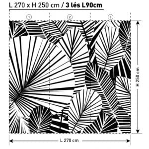 TR2005 1 FEUILLU A MxDEKOZY L270 x H250 papier peint DEKOZY.FR