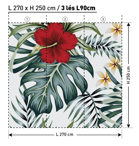 TR2006 2 ROUGOT A MxDEKOZY L270 x H250 papier peint DEKOZY.FR