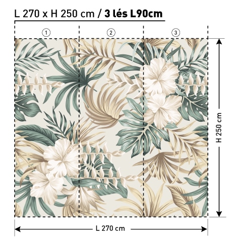 TR2110 1 IBISC A MxDEKOZY L270 x H250 papier peint DEKOZY.FR