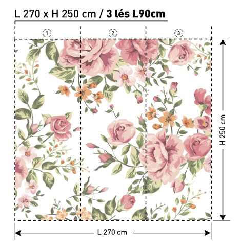 VI2008 3 MONI A MxDEKOZY L270 x H250 papier peint DEKOZY.FR