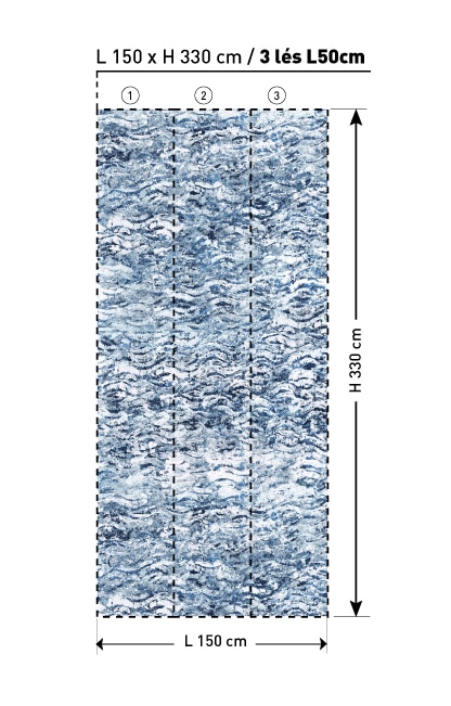 AQUA Atlantique PanneauA L150 H330cm IL papier peint dekozy.fr