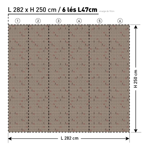 LIGHTHOUSE TXFG22253 L282xH250 TEX papier peint dekozy.fr