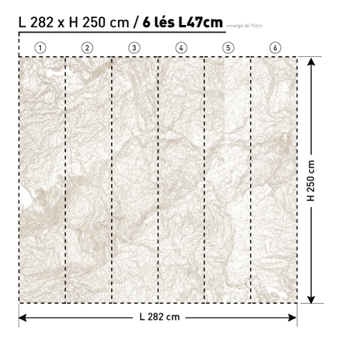 PAESAGGIO II TXFG22426 L282xH250 TEX papier peint dekozy.fr