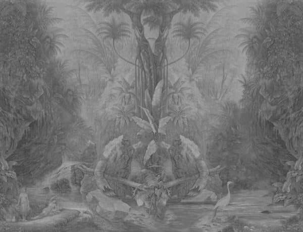 SILKY JUNGLE SUNRISE TXCA23125 TEX papier peint dekozy.fr