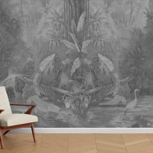 SILKY JUNGLE SUNRISE TXCA23125 chaise TEX papier peint dekozy.fr