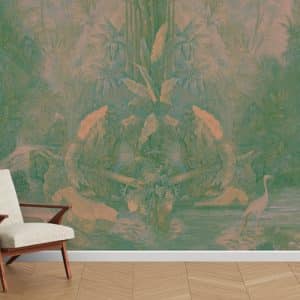 SILKY JUNGLE SUNRISE TXCA23143 chaise TEX papier peint dekozy.fr