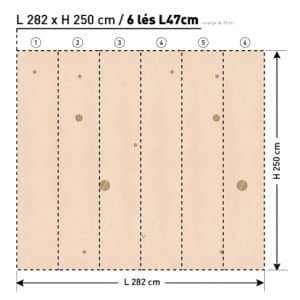 SOLARIA TXFG22307 L282xH250 TEX papier peint dekozy.fr