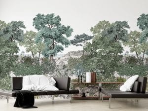 Un papier peint panoramique représentant un paysage inspiré de la végétation et de la côte de Bretagne peut créer une atmosphère rafraîchissante et apaisante dans une pièce. Voici comment vous pourriez utiliser ce type de papier peint panoramique dans votre décoration intérieure : Salle de séjour : Appliquez le papier peint panoramique sur le mur principal de votre salon pour créer un point focal. Cela peut donner l'impression que la beauté de la côte bretonne est une extension naturelle de votre espace de vie,
