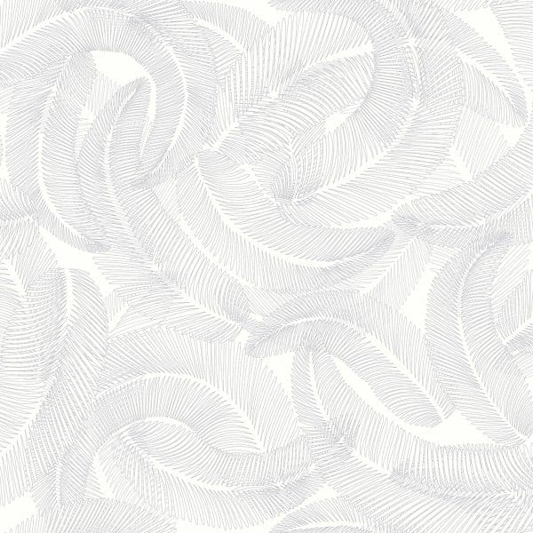 PLUME Anthracite IL papier peint dekozy.fr