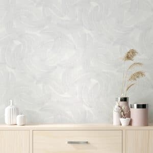 PLUME Anthracite SITUATION IL papier peint dekozy.fr
