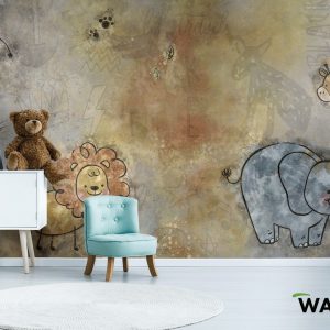 teddy WA papier peint dekozy.fr